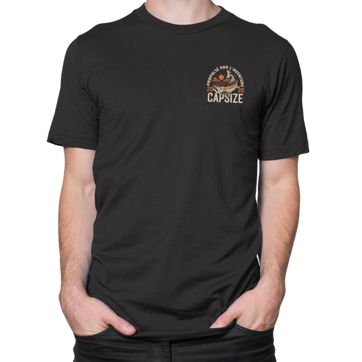 Capsize - Unisex Atumn Salmon Short Sleeve T-Shirt