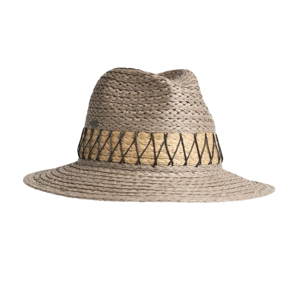 Raymond Lanctot - Men's  Flavio-Fedora Hat With Straw Band