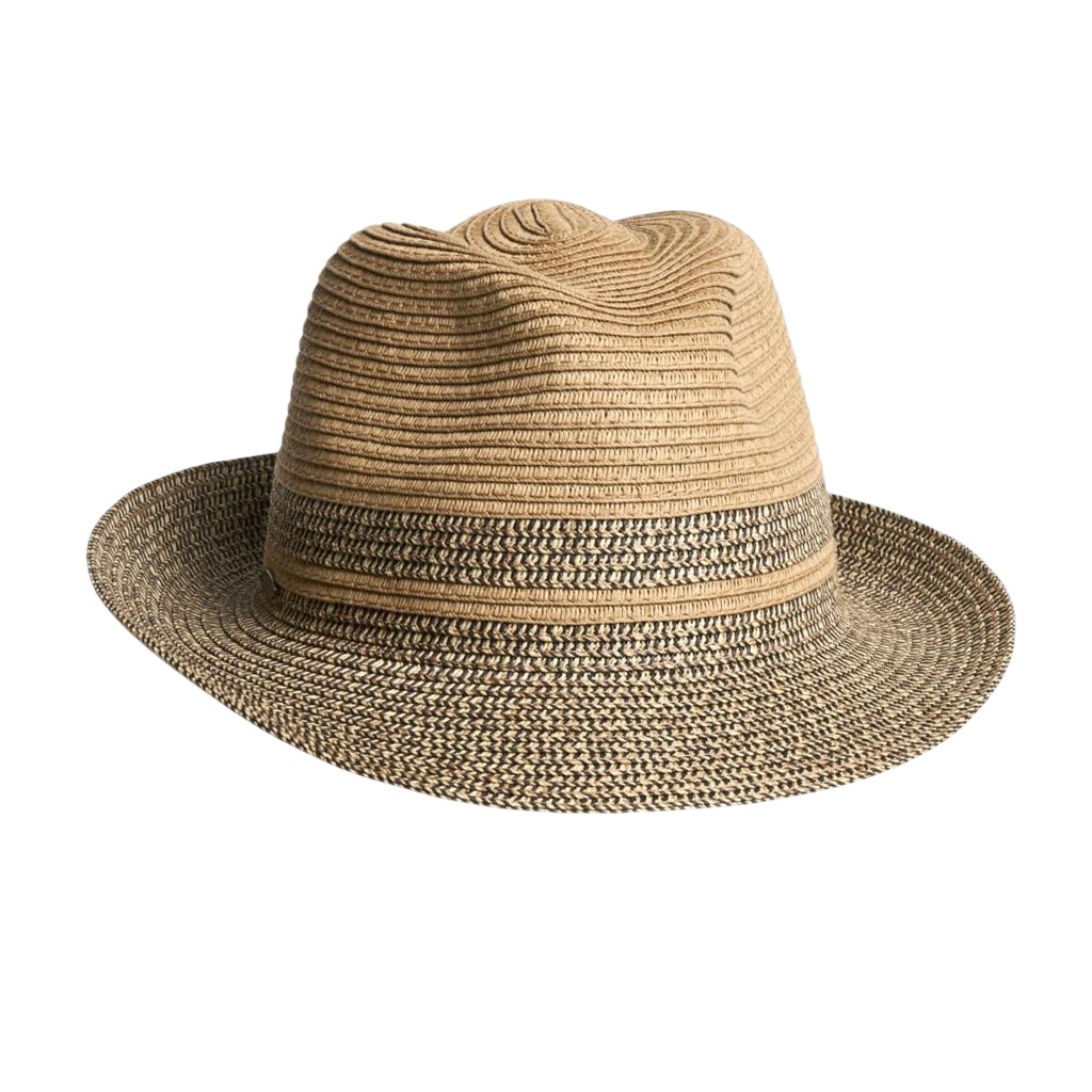 Raymond Lanctot - Fulvio Short Bi Color Straw Hat