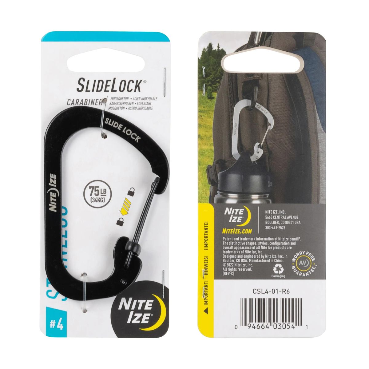 Nite Ize - SlideLock Carabiner Stainless Steel