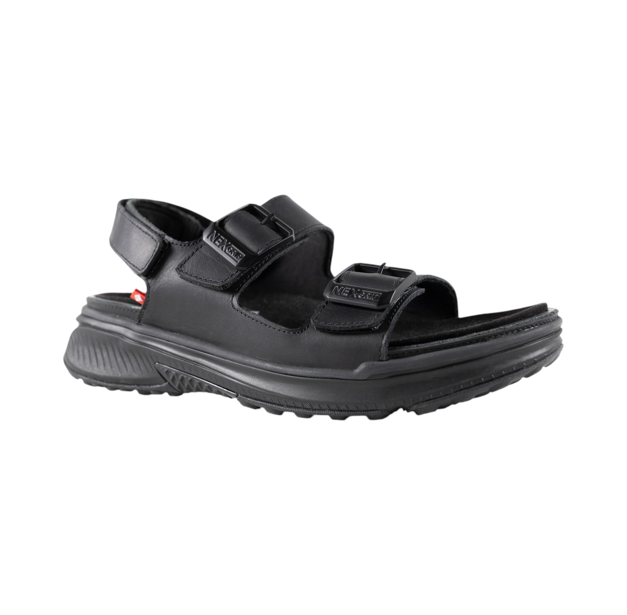NexGrip - Sandales à 3 ajustements Cole en cuir pour homme