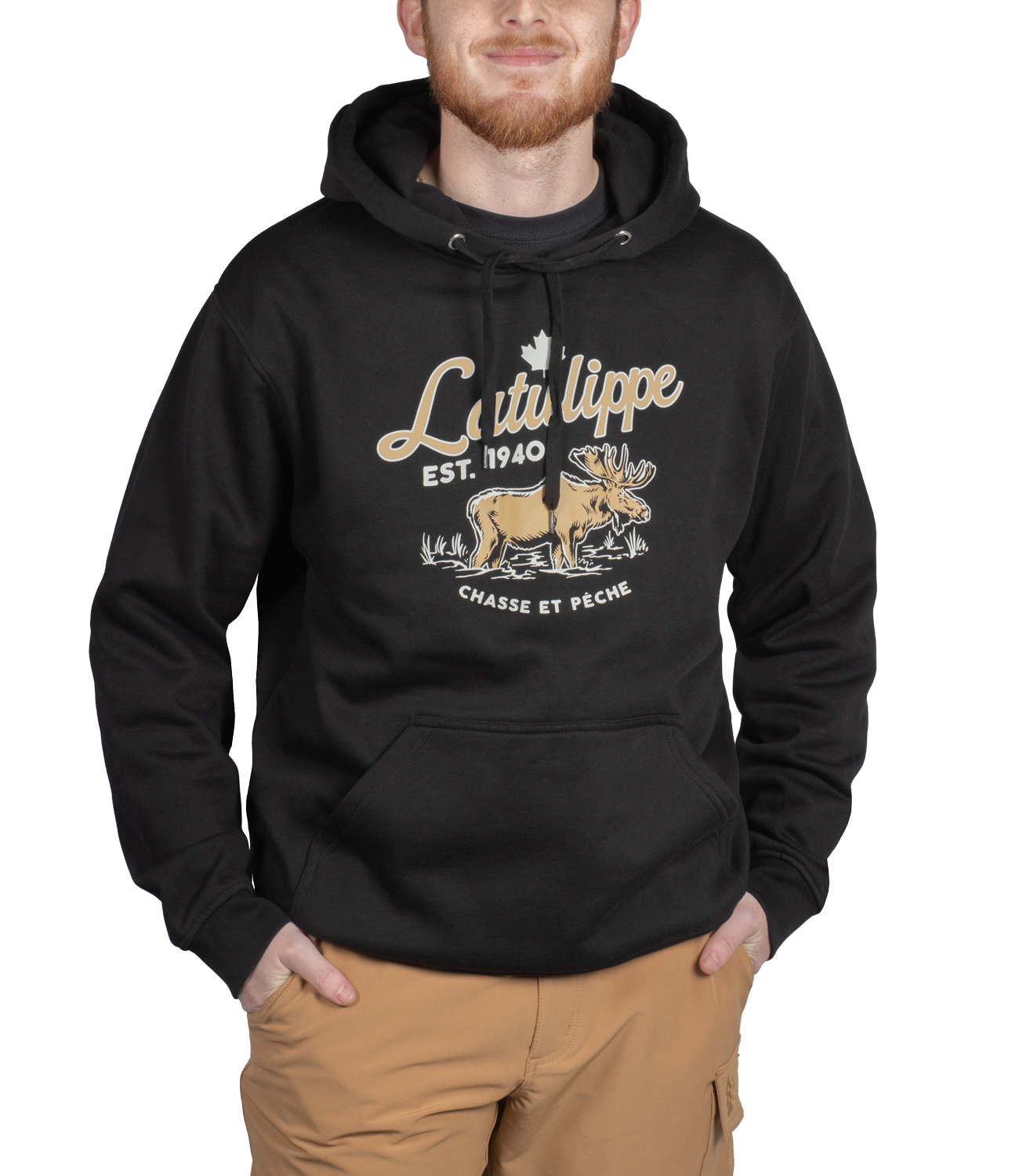 Latulippe - Chandail à capuchon Chasse et pêche pour homme