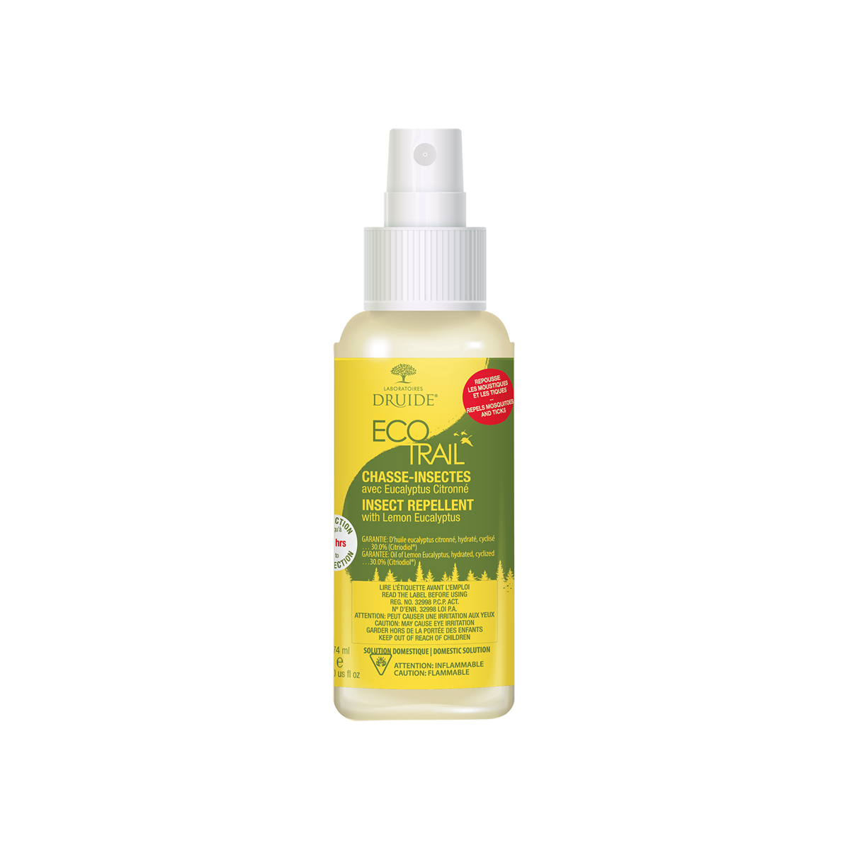Druide - Lemon eucalyptus insect repellent - 74 ml