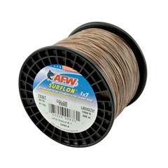  American Fishing Wire Surfstrand Micro Supreme, Bare 7x7  Stainless Steel Leader Wire, 13 lb Test, 0.009 Diameter, Camo, 5m : Sports  & Outdoors
