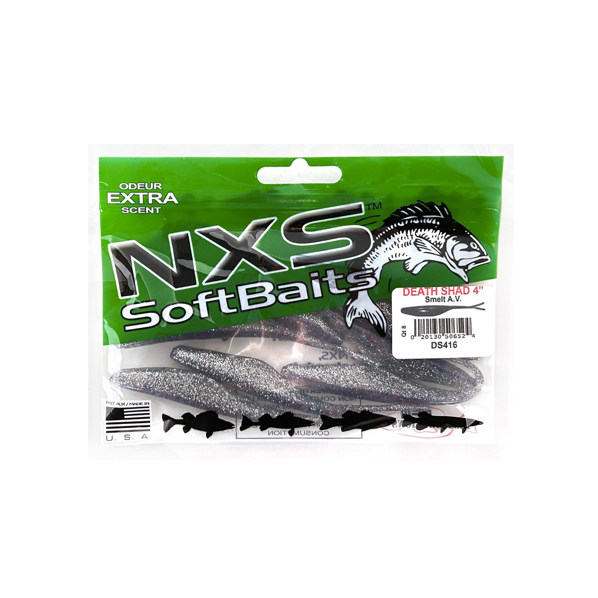 NXS - Death Shad Softbait - 4''