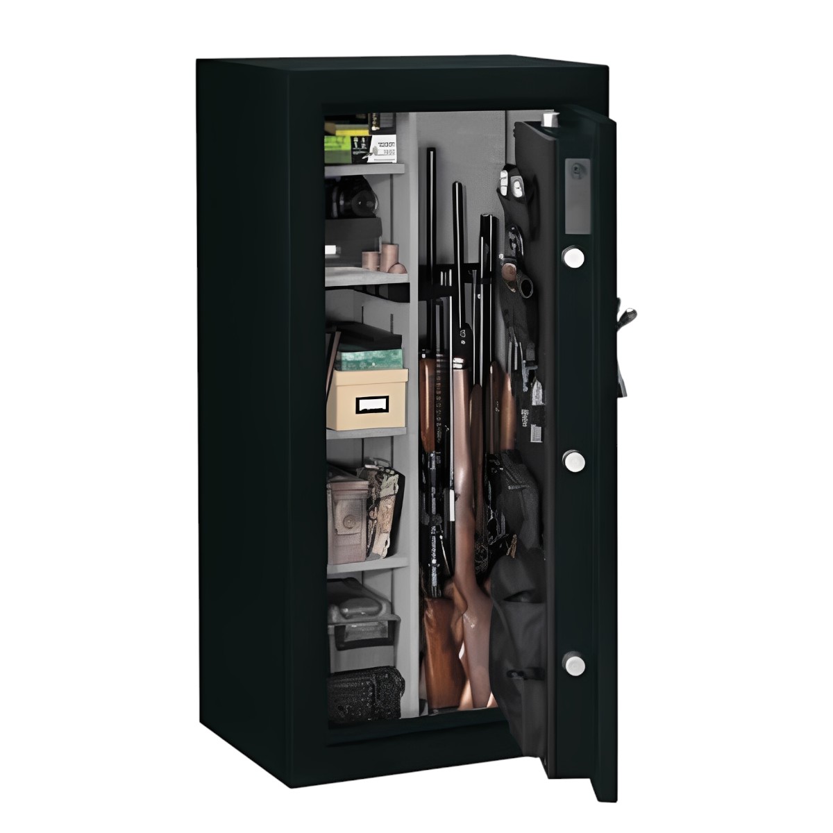 Stack-On - 24-Gun Safe with Electronic Lock and Door Storage