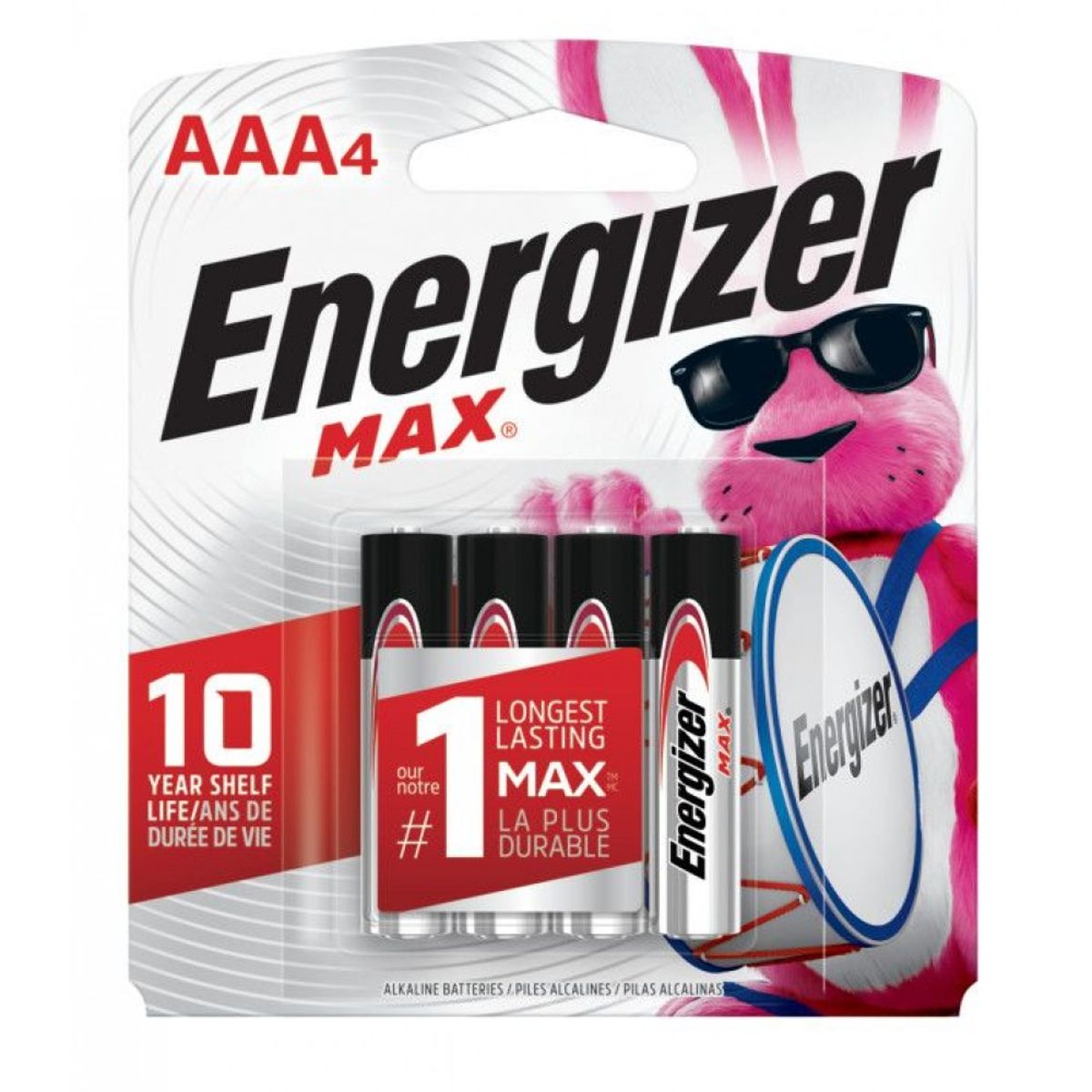 Energizer - Max AAA-4 Batteries
