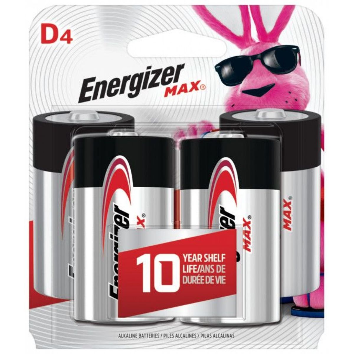 Energizer - Max D-4 Batteries