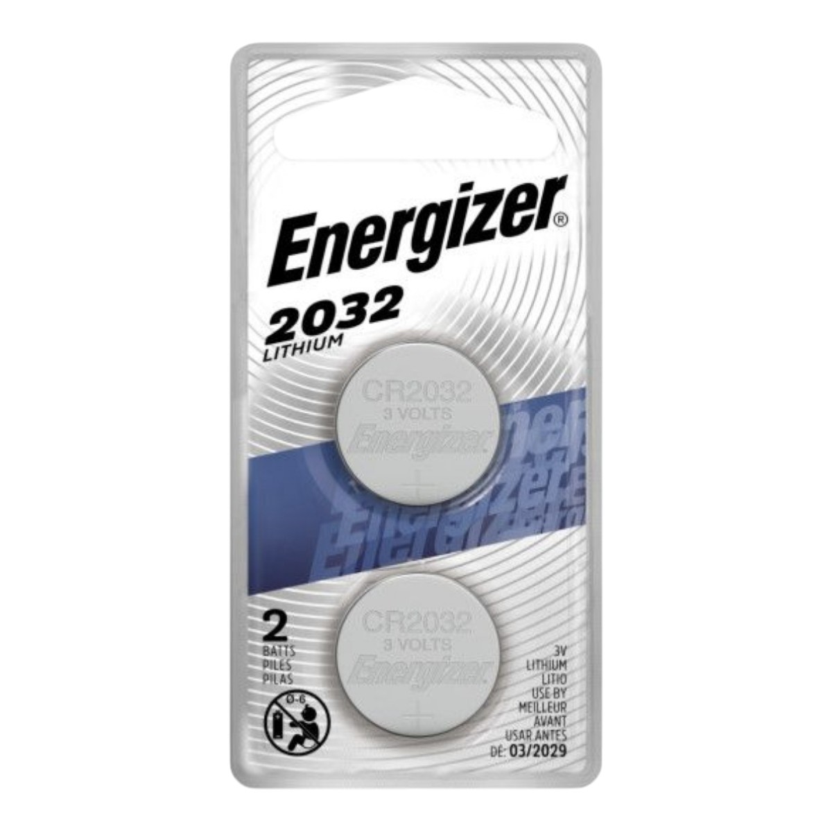 Energizer - Lithium Button Battery 2032 Pack of 2
