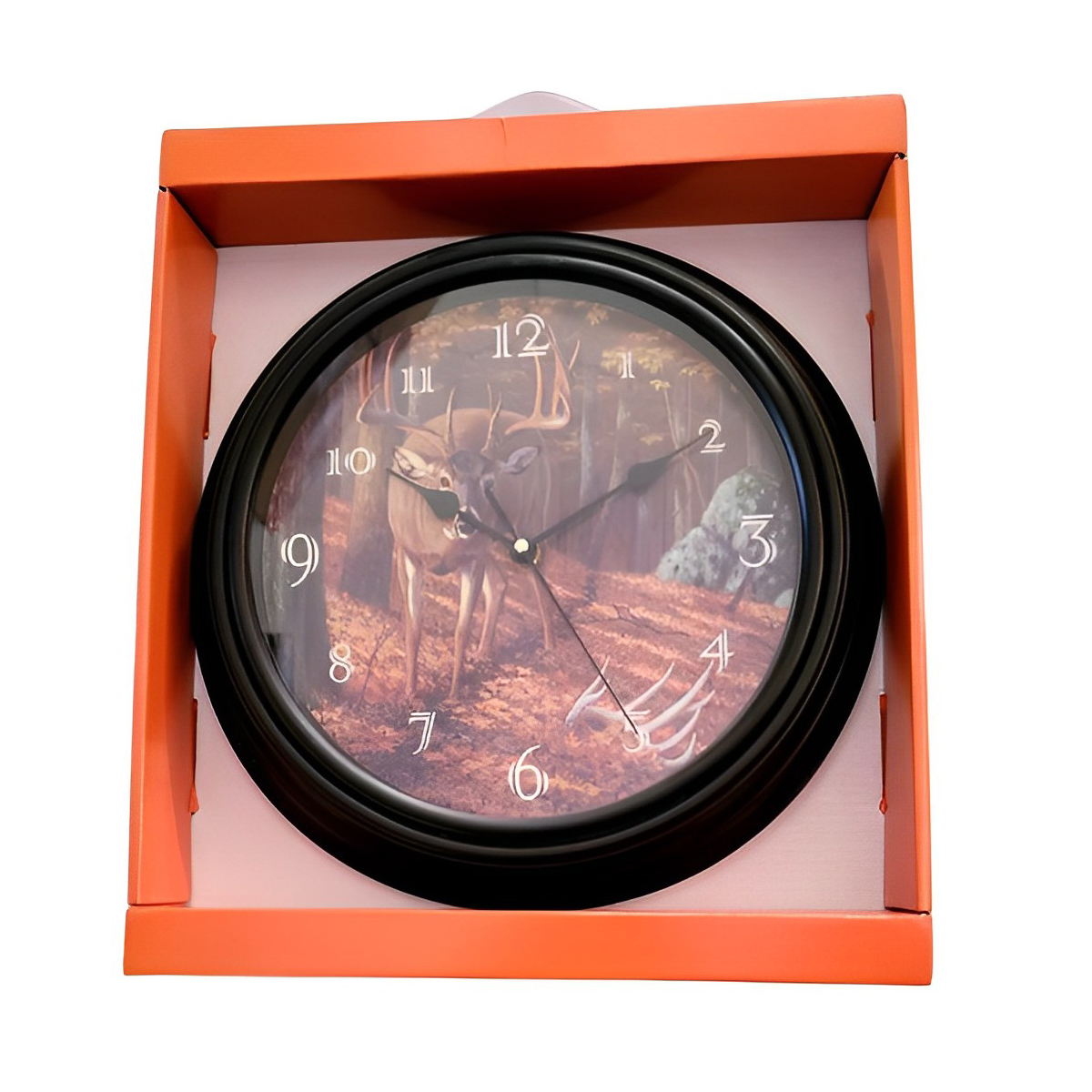 Entrepôt du chasseur - 12 inches Whitetail Clock
