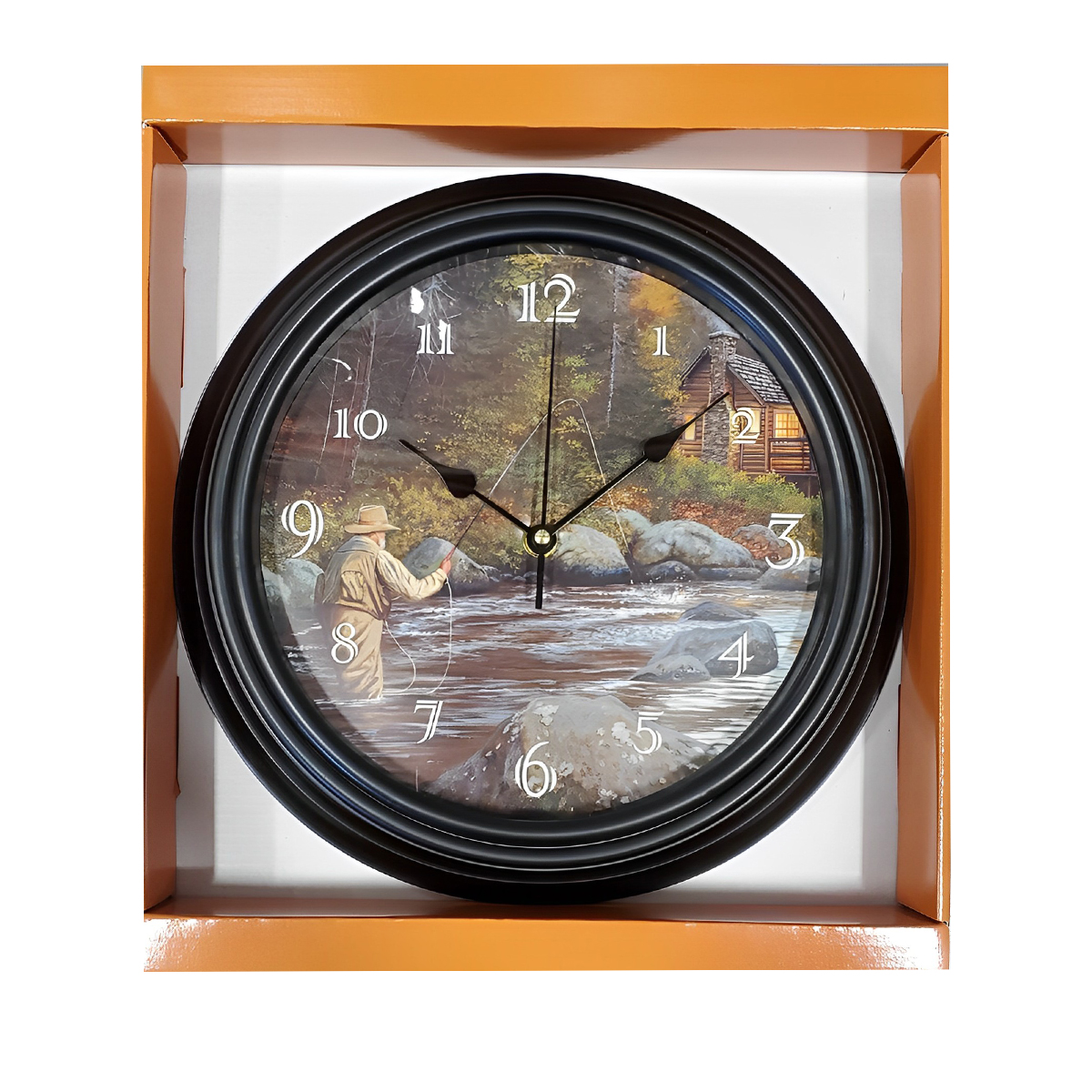 Entrepôt du chasseur - 12 Inches Fishing Clock