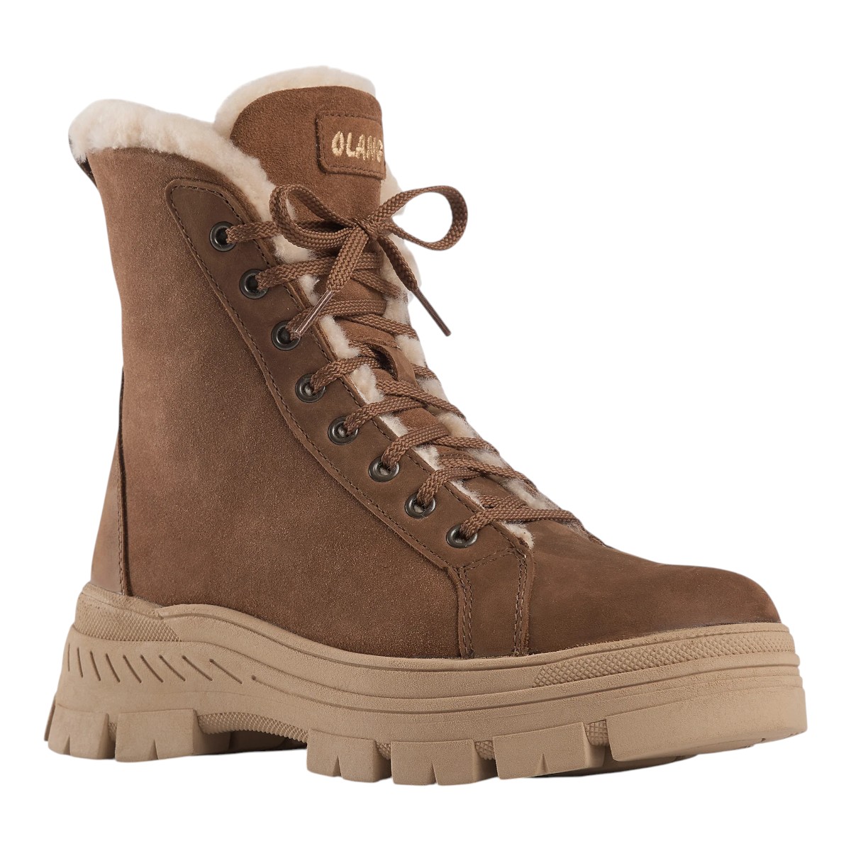 Olang - Bottes à lacets et fermeture à glissière Eride pour femme
