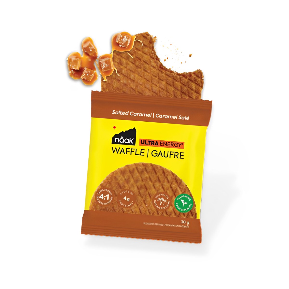 Näak - Ultra Energy Waffle - Salted Caramel
