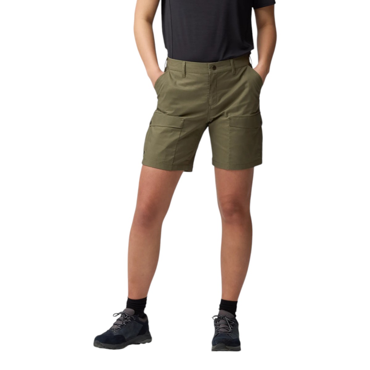Fjällräven - Short de randonnée Abisko Hybrid pour femme