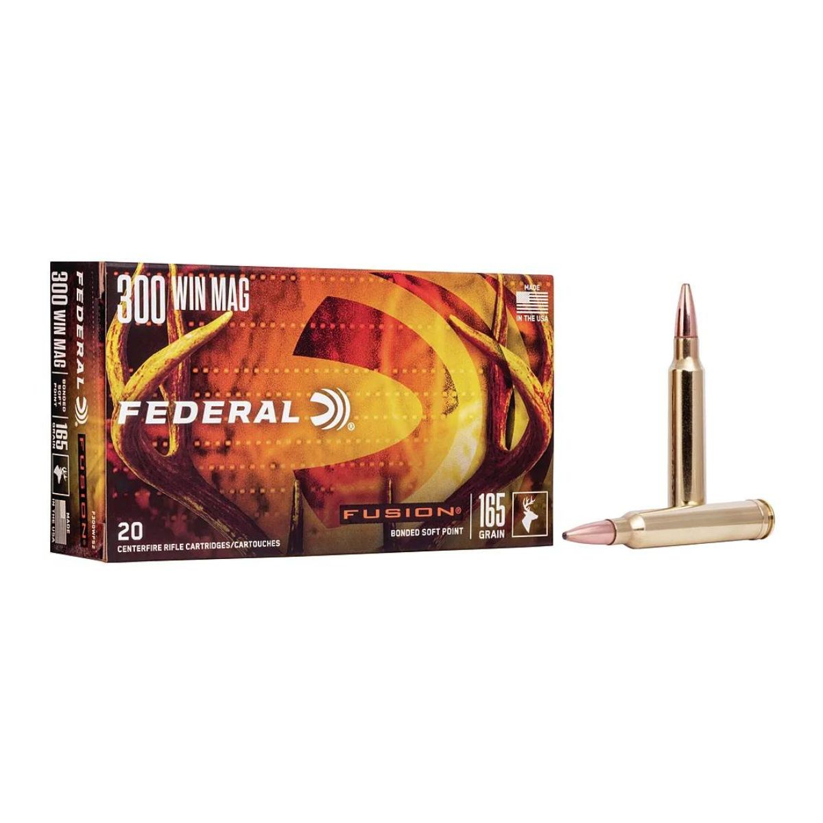 Federal Ammunition - Fusion 300 WIN MAG 165 GR