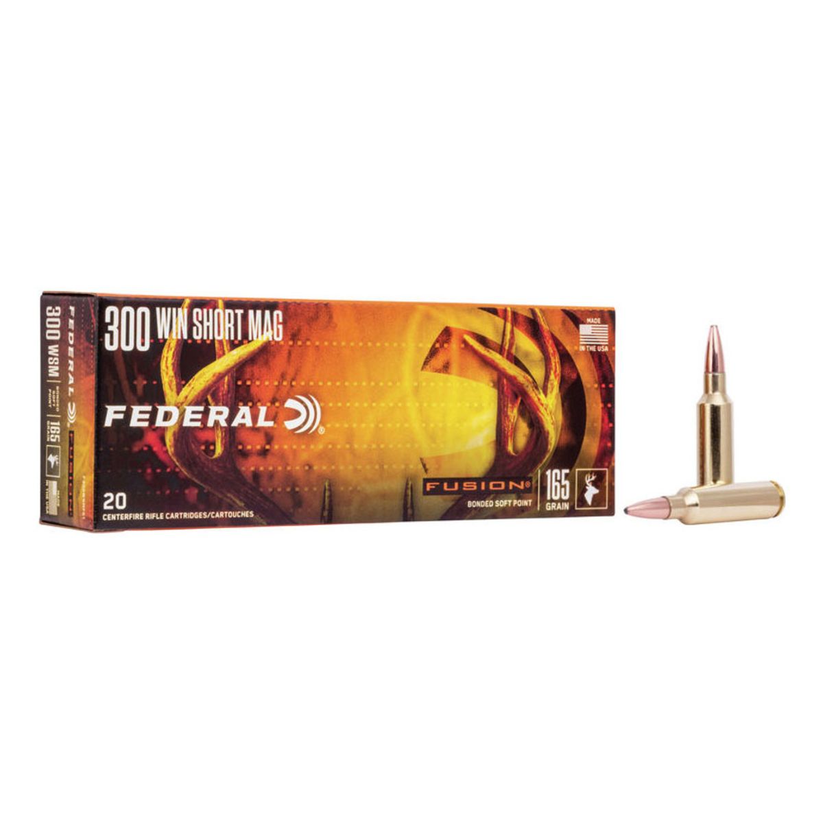 Federal Ammunition - Fusion 300 WSM 165 GR
