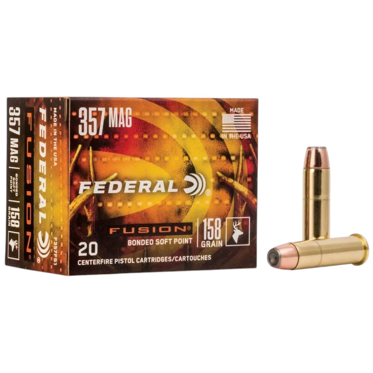 Federal Ammunition - Fusion 357 MAG 158 GR