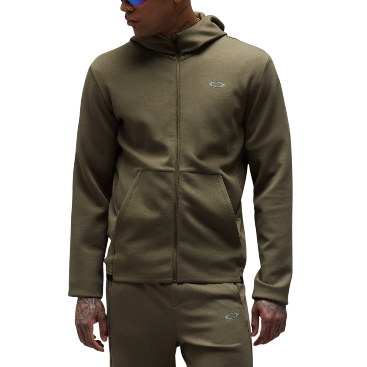 Oakley - Chandail à capuchon Edge Force FZ pour homme