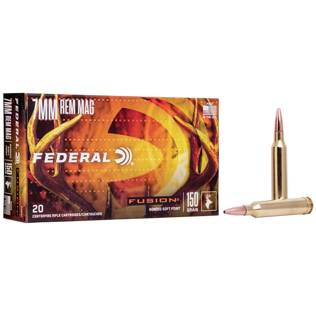 Federal Ammunition - Fusion 7 MM REM MAG 150 GR