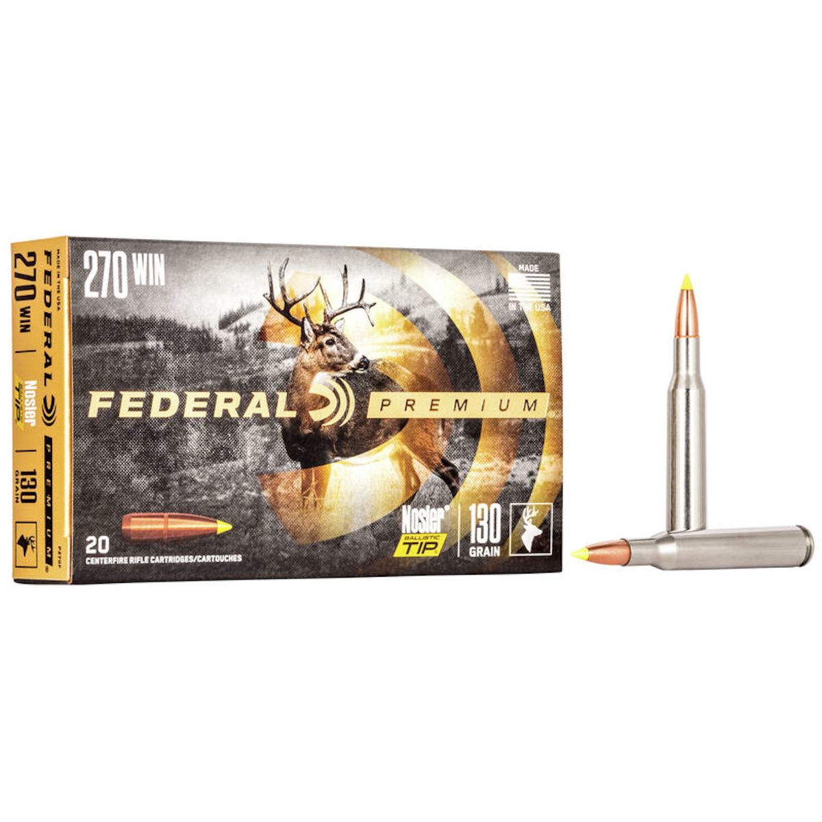 Federal Ammunition - Nosler Ballistic Tip Hunting 270 WIN