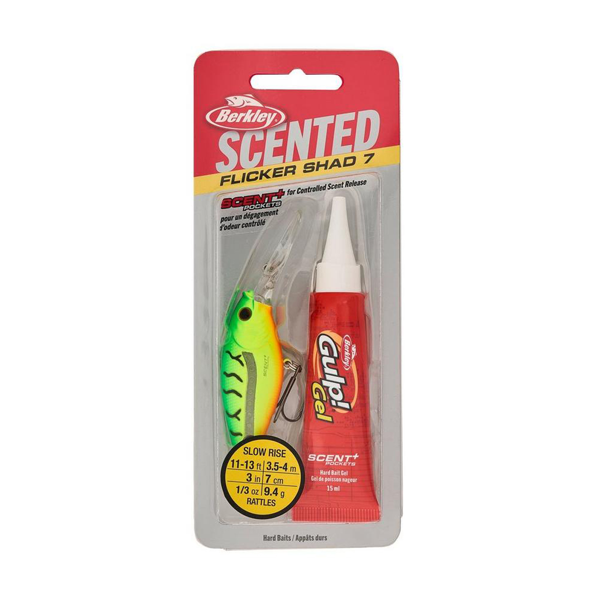 Berkley - Poisson nageur Scented Flicker Shad - 2,75''