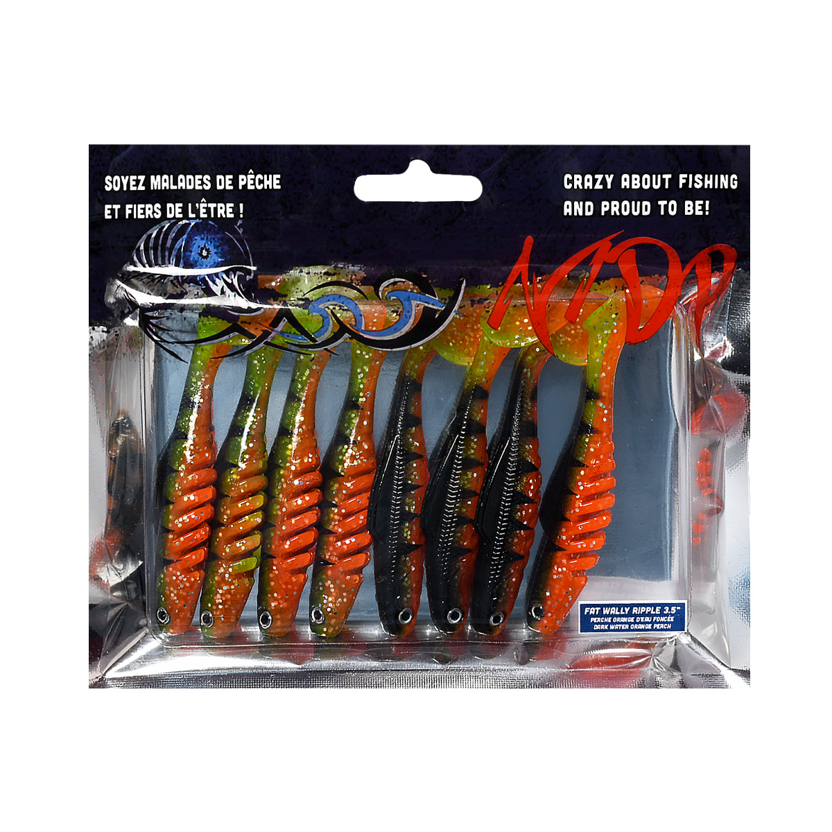 Malades de Pêche - Fat Wally Ripple Soft Bait - 3.5"