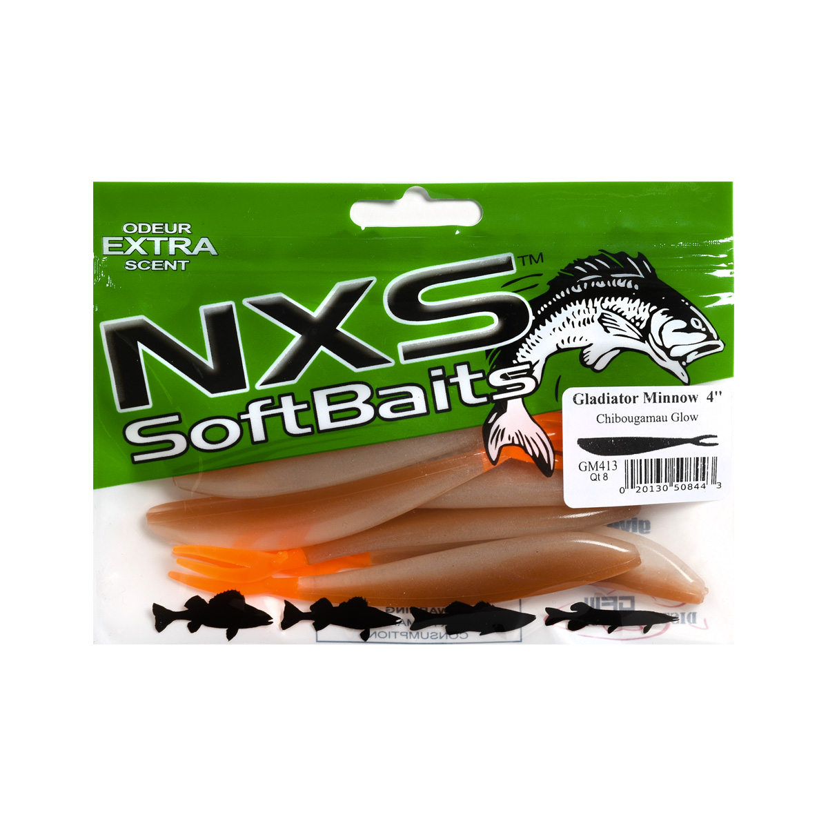 NXS - Gladiator Minnow 4” Soft Bait