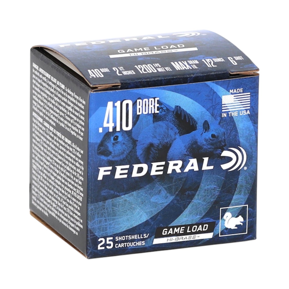 Federal Ammunition - Game-Shok Upland - Hi-Brass  410 GA 2.5'' #6