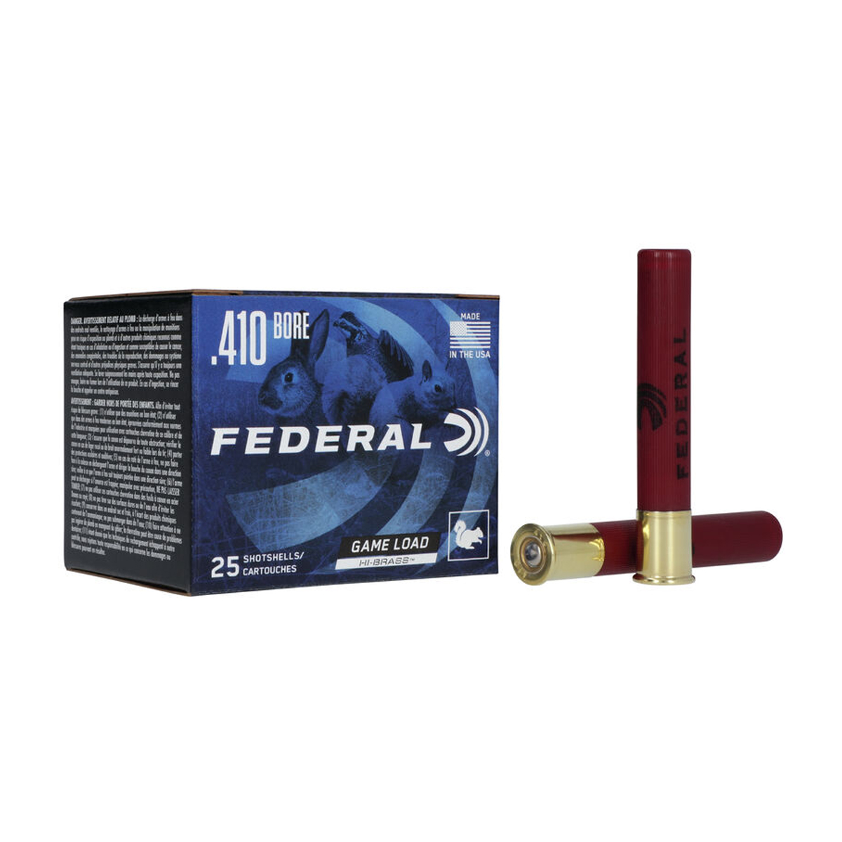 Federal Ammunition - Game Load Hi-Brass 410 GA 3″ #5