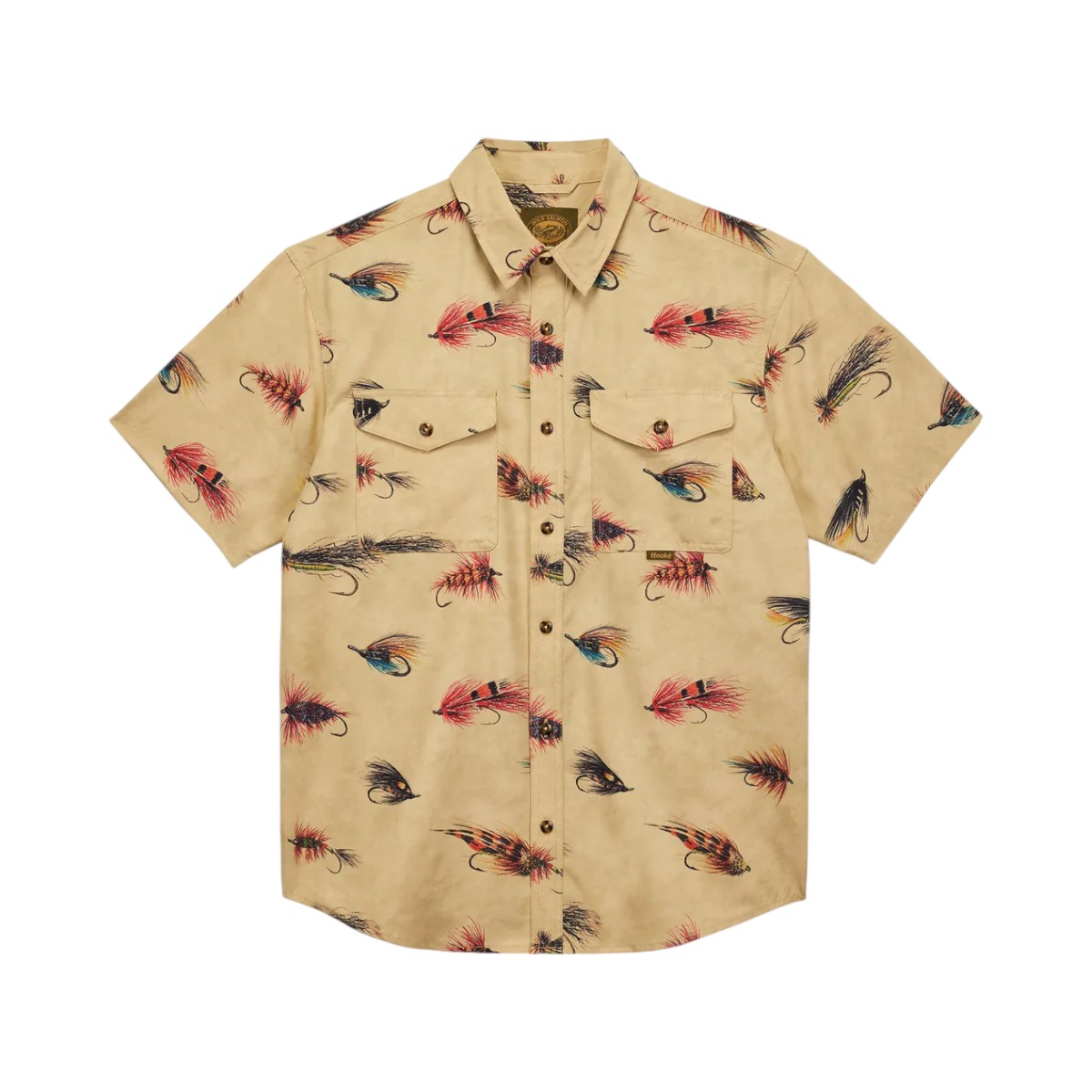 Hooké - Chemise à manches courtes Mouches à Saumon Atlantique pour homme
