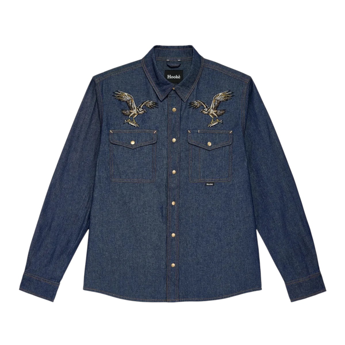 Hooké - Chemise en jean Fishing Osprey pour homme