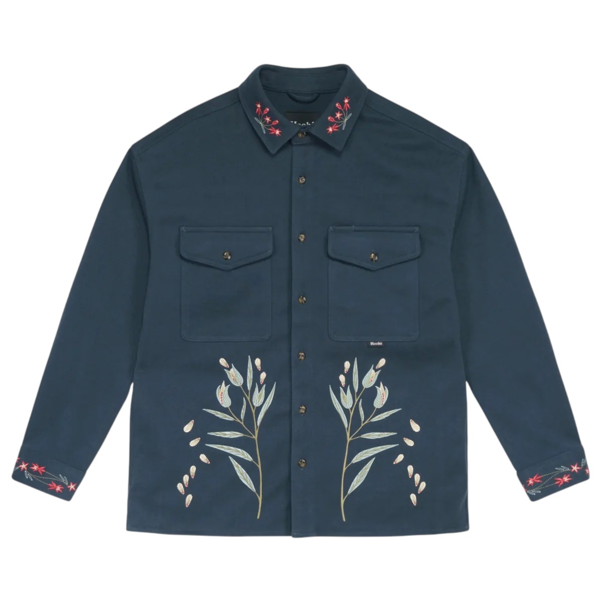 Hooké - Chemise surdimensionnée Asclépiades en flanelle pour femme