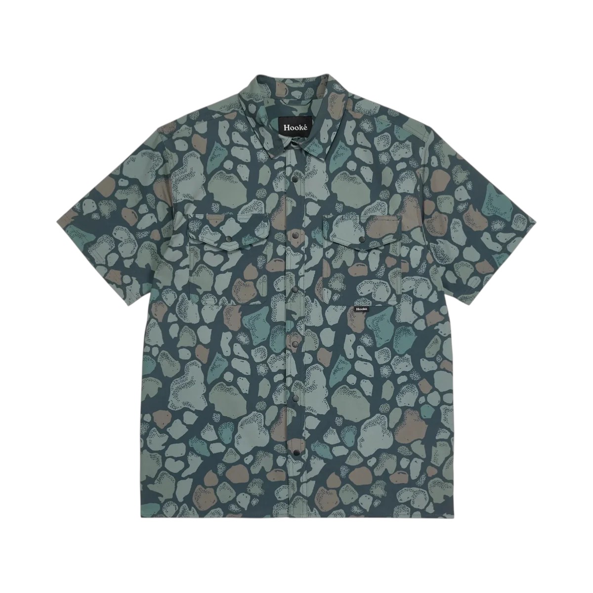 Hooké - Men's River Camo Short Sleeve Shirt
