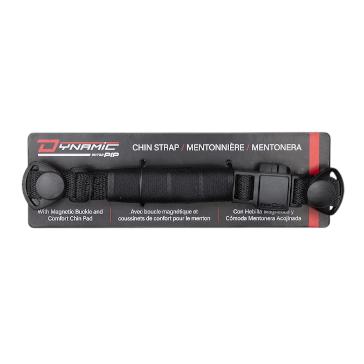 PIP - Dyna-Clic™ 4-Point Chin Strap with Magnetic Clip and Chin Pad