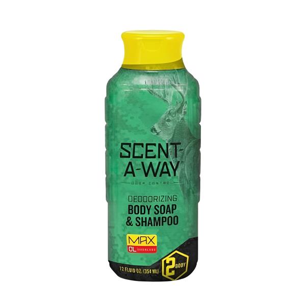 Scent-A-Way - Savon corporel et shampoing déodorant MAX