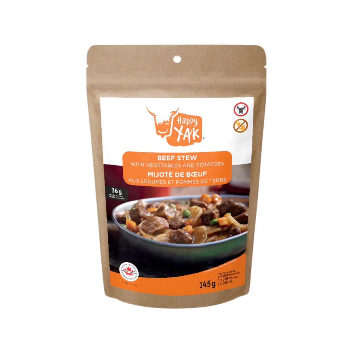 Happy Yak - Beef Stew with Vegetables and Potatoes