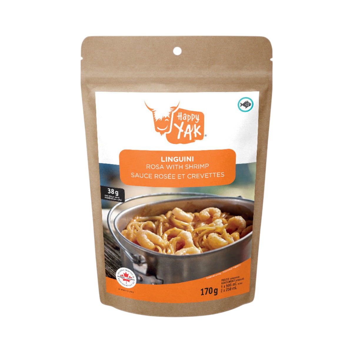 Happy Yak - Rosa Linguine with Shrimp