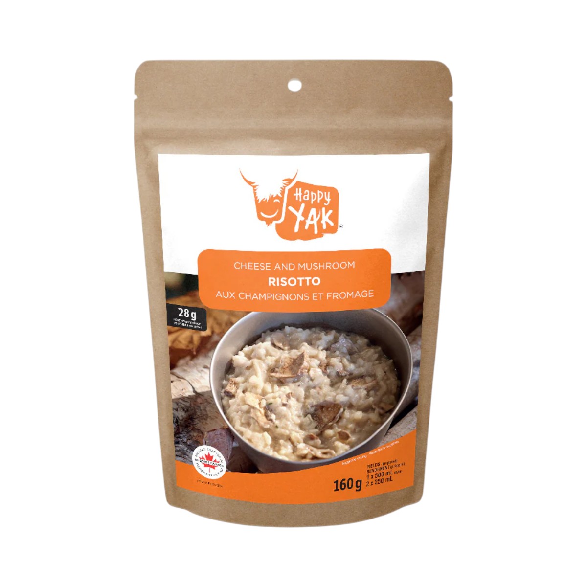 Happy Yak - Cheese and Mushroom Risotto