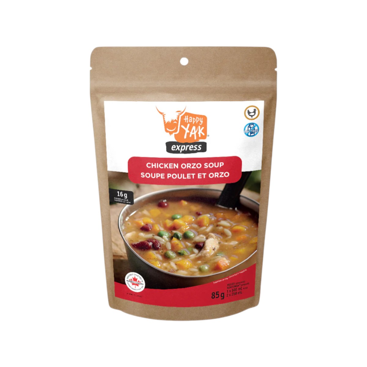 Happy Yak - Potage au poulet à l'orzo