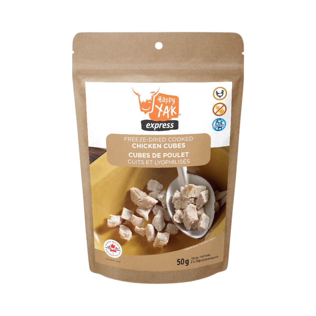 Happy Yak - Freeze-Dried Cooked Chicken Cubes