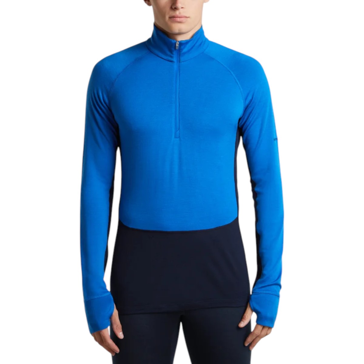 Icebreaker - Haut thermique à manches longues et demi-fermeture à glissière Merino 260 ZoneKnit™ pour homme