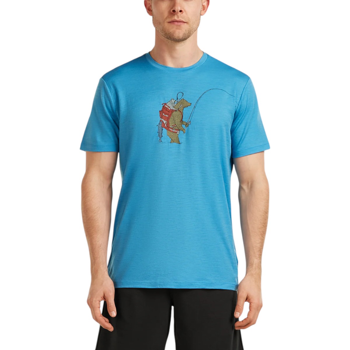 Icebreaker - Men's Merino 150 Tech Lite Short Sleeve Tee Bear Catch