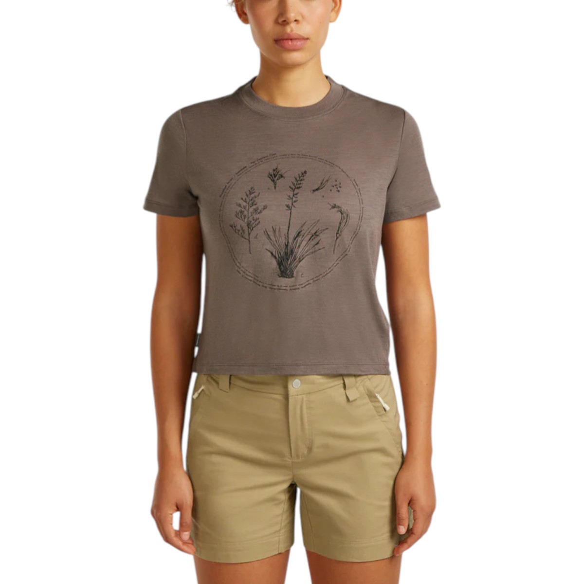 Icebreaker - Women's 150 Tech Lite Seed Story Crop T-Shirt