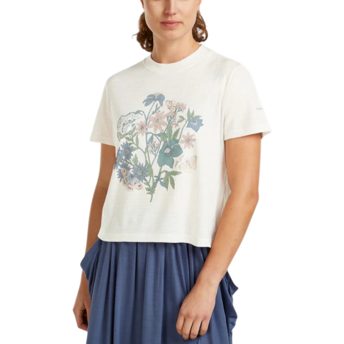 Icebreaker - Women's Merino 150 Tech Lite NZ Flora Crop Tee