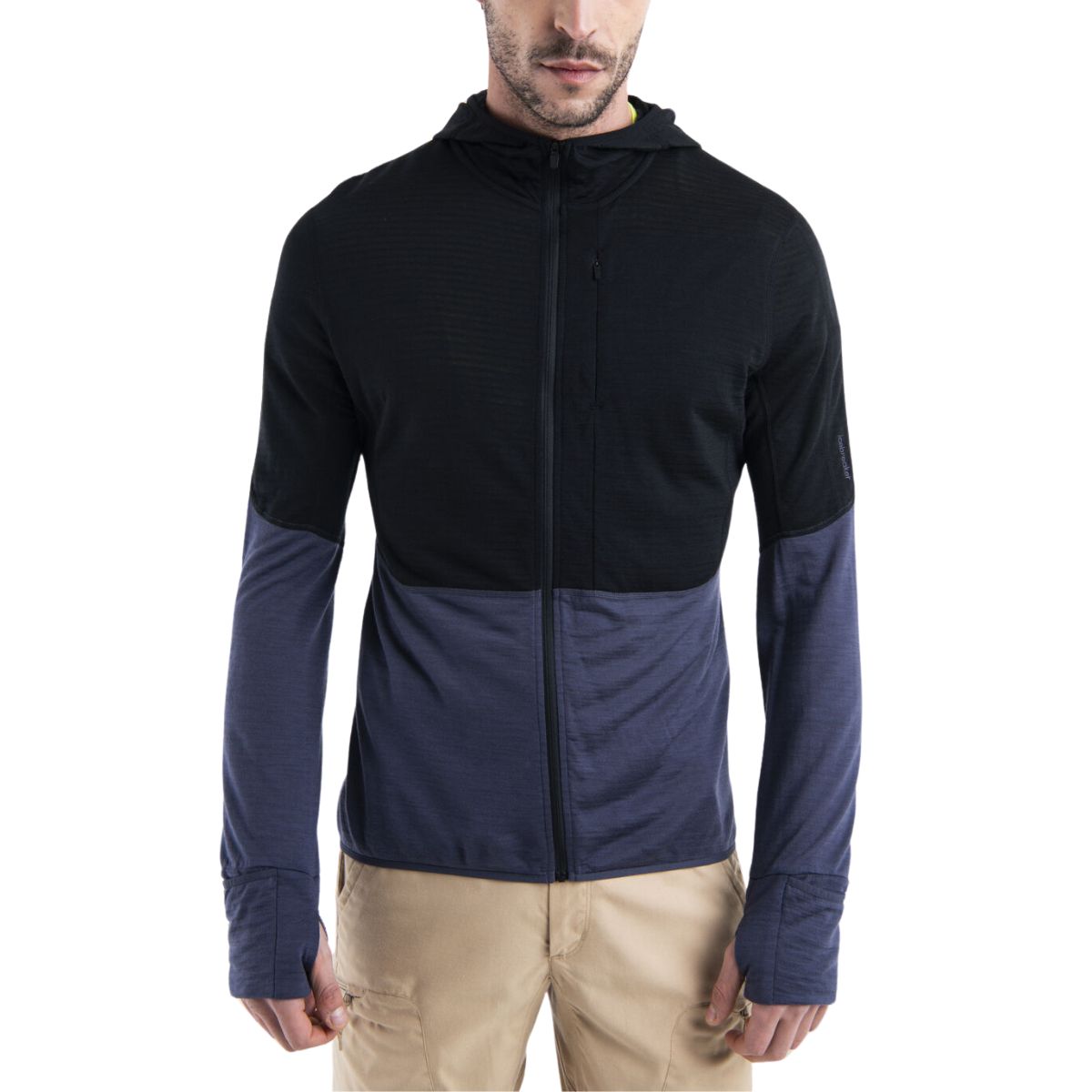 Icebreaker - Men's Merino Blend 200 Realfleece™ Descender Long Sleeve Zip Hoodie