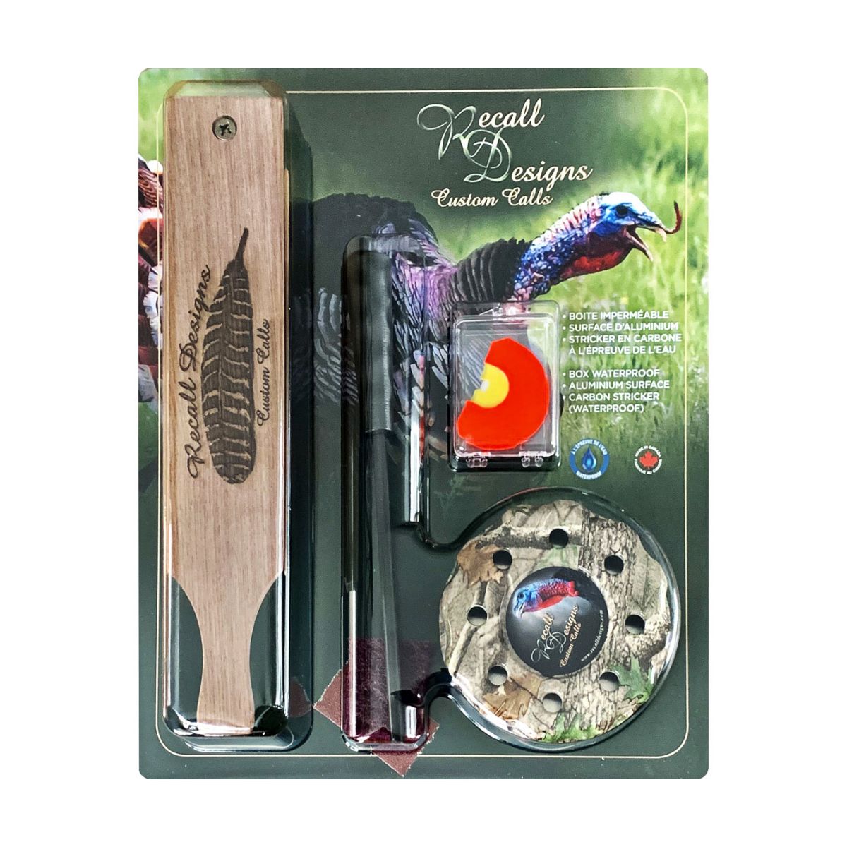 Recall Designs - Waterproof Turkey Calls Kit