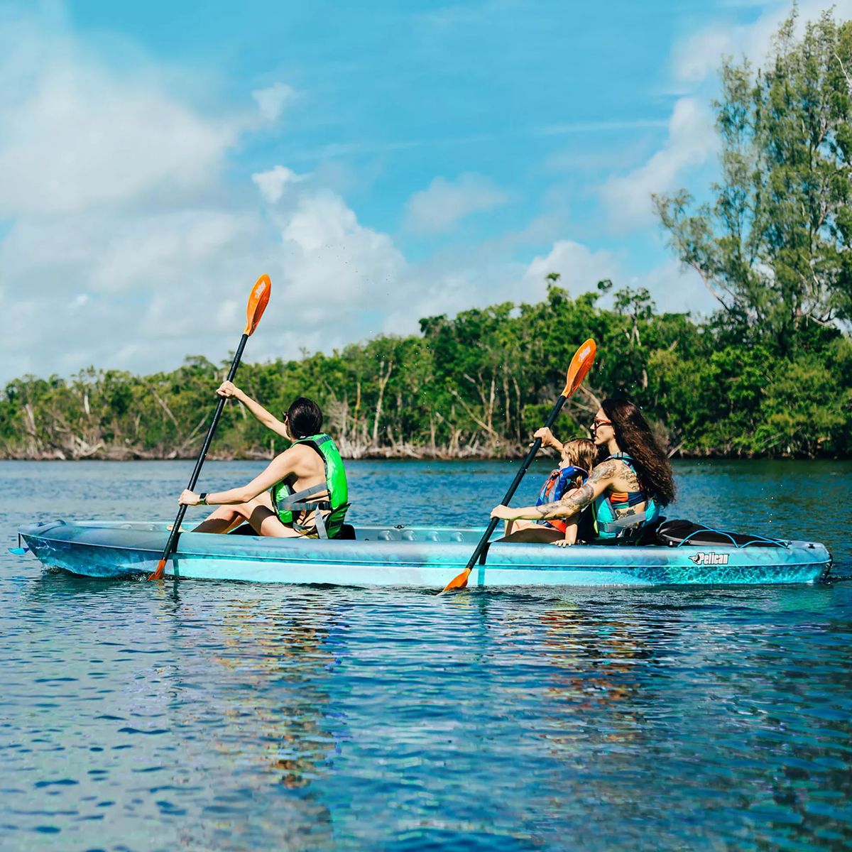 Pelican River Gorge 130XP Tandem Kayak - Thumbnail 2