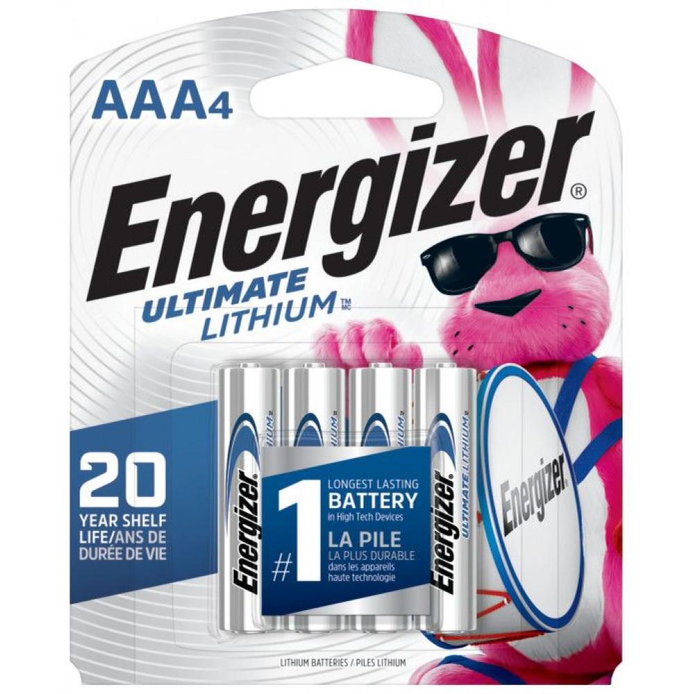 Energizer - Ultimate Lithium AAA-4 Batteries