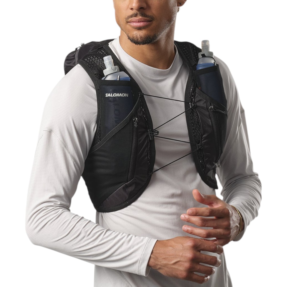 Salomon - Active Skin 12 Running Vest with Flasks Included