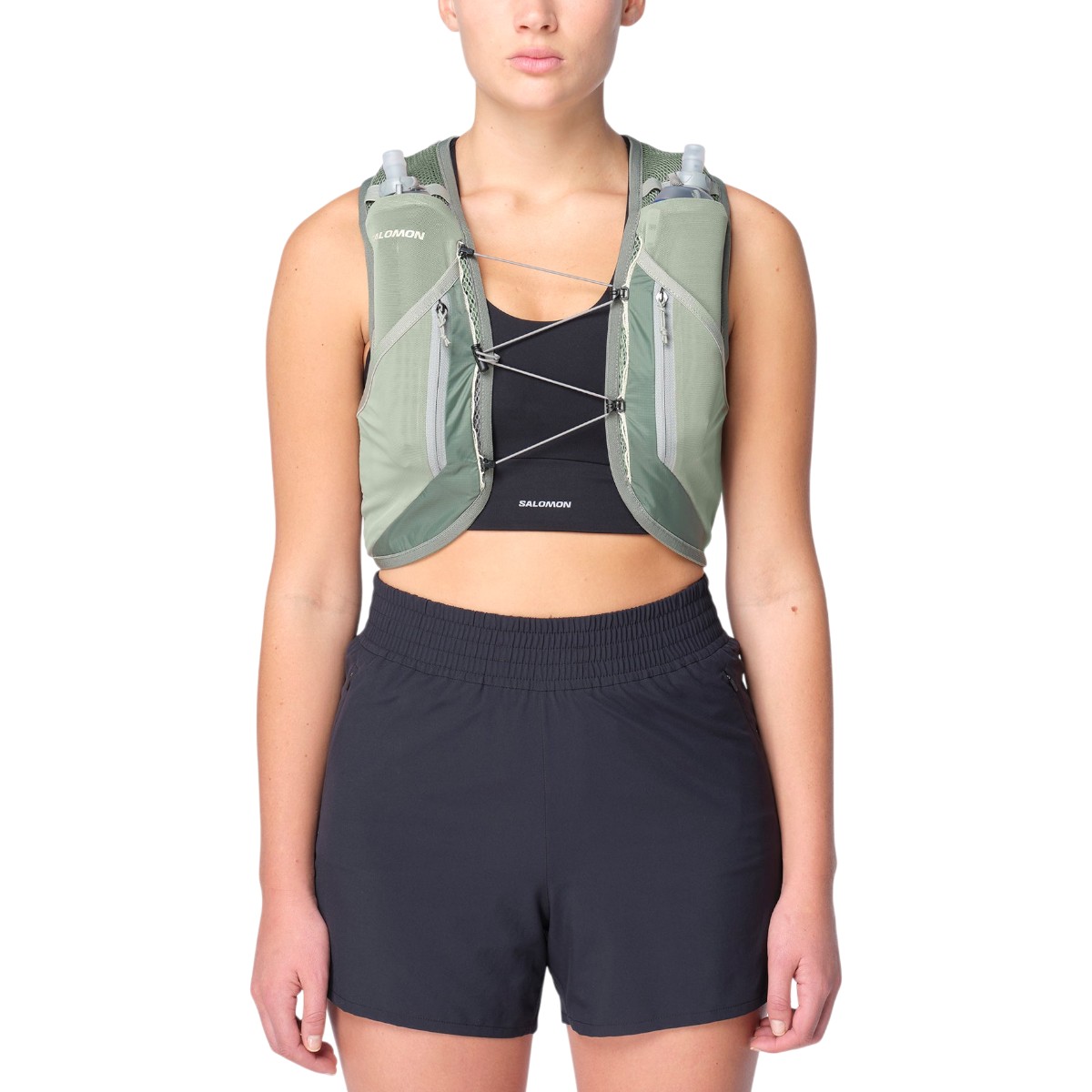 Salomon - Active Skin 12 Running Vest with Flasks Included